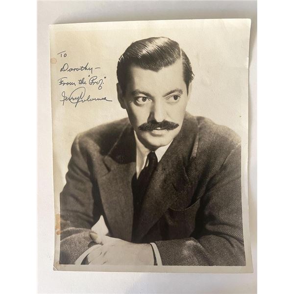 Jack Colonna signed photo. GFA Authenticated