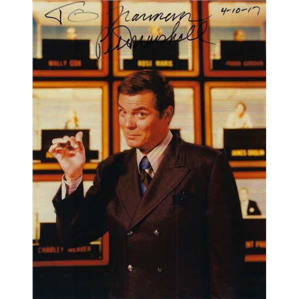 Hollywood Squares Host Peter Marshall signed photo