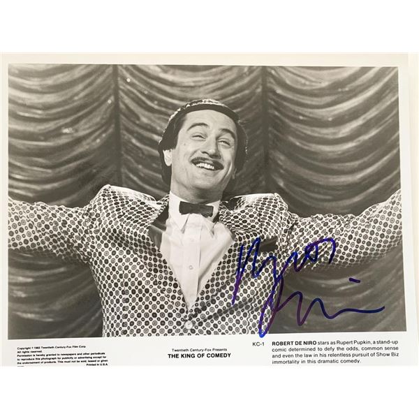 The King of Comedy Robert De Niro signed movie photo
