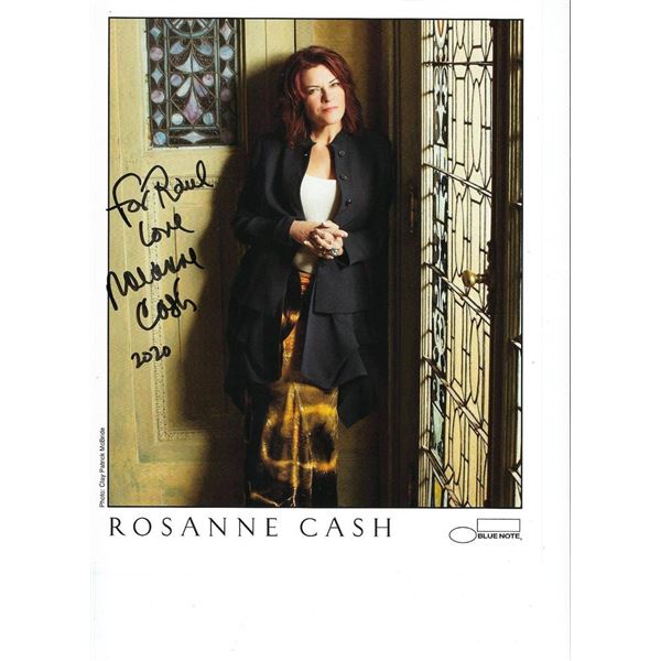 Country Legend Rosanne Cash signed photo