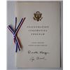 Image 1 : Inauguration Program signed by Ronald Reagan & George Bush.