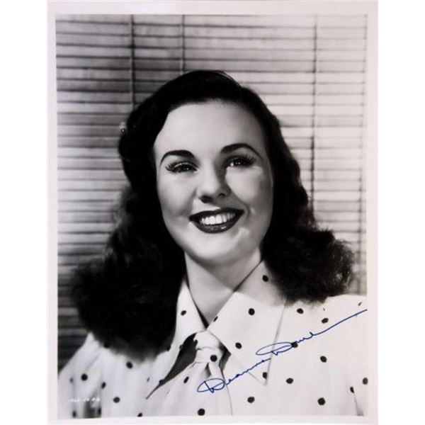 His Butlers Sister Deanna Durbin signed portrait photo