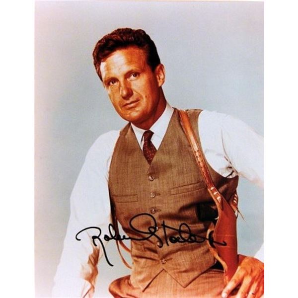 The Untouchables Robert Stack signed portrait photo