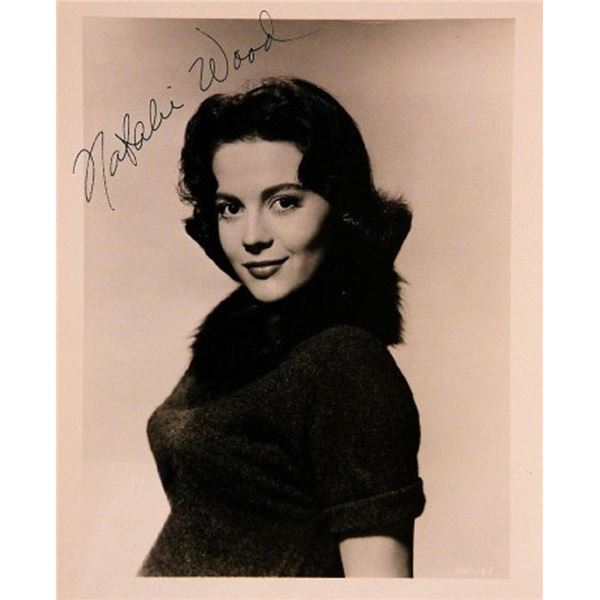 Rebel Without A Cause Natalie Wood signed portrait photo