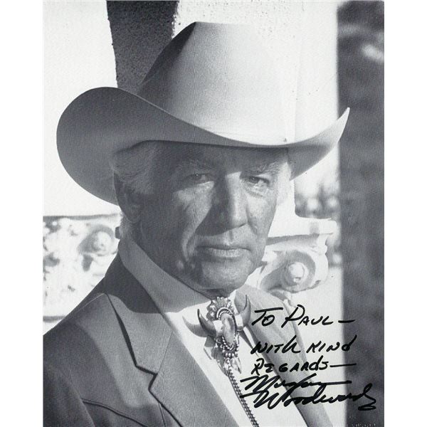 Cool Hand Lukes Morgan Woodward signed photo
