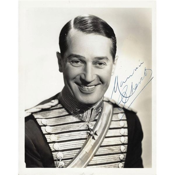 Livin In The Sunlight Maurice Chevalier signed photo