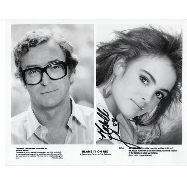 Blame It On Rio Michelle Johnson Signed Photo