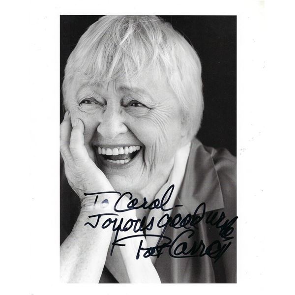 Laverne and Shirley Pat Carroll signed photo
