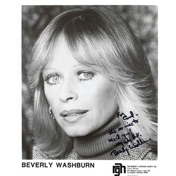 Old Yeller Beverly Washburn signed photo