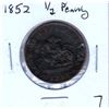 Image 1 : 1852,  Canada 1/2 Penny Token