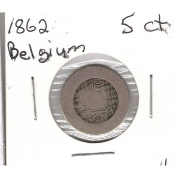 1862 Belgium 10 ct
