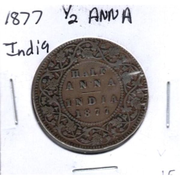 1877 1/2 Anna India