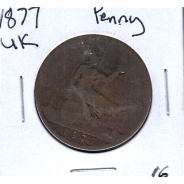1877 UK Penny