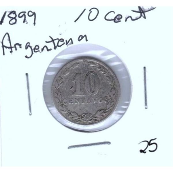 1899 Argentina 10 ct