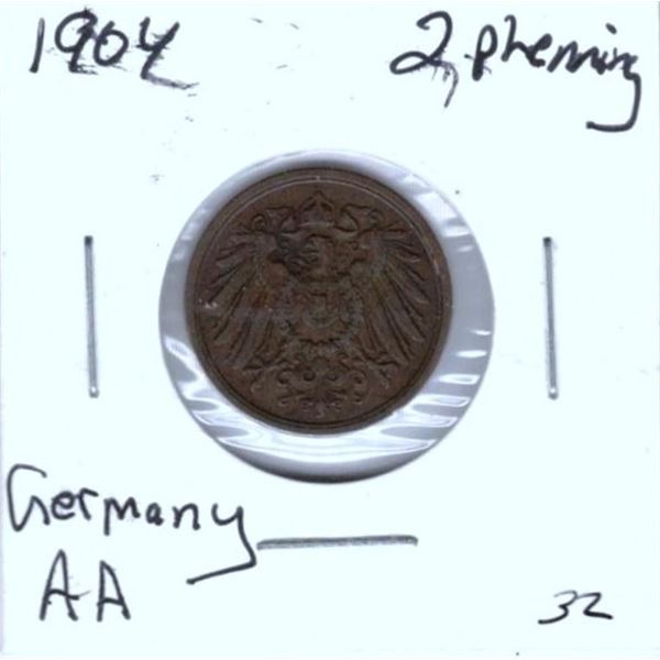 1904 Germany 2 Phenning AA