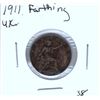 Image 1 : 1911 UK Farthing