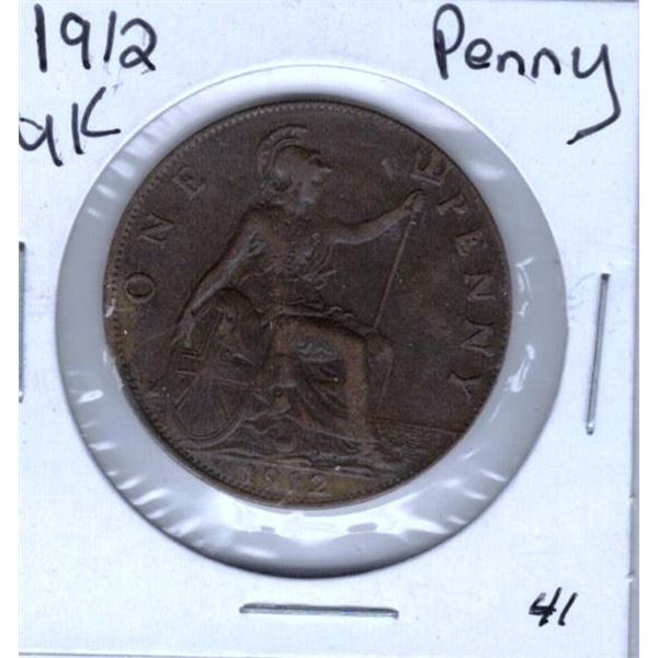 1912 UK 1 Penny