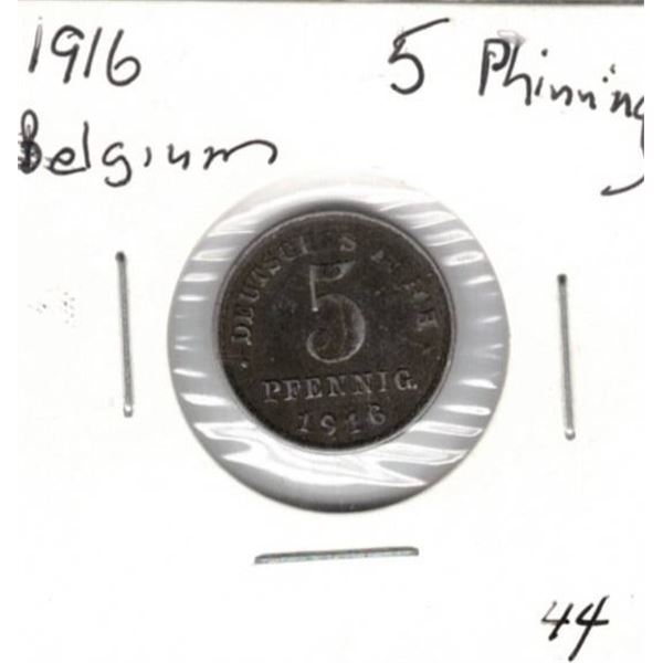 1916 Belgium 5 Phinning