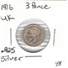 Image 1 : 1916 UK 3 Pence