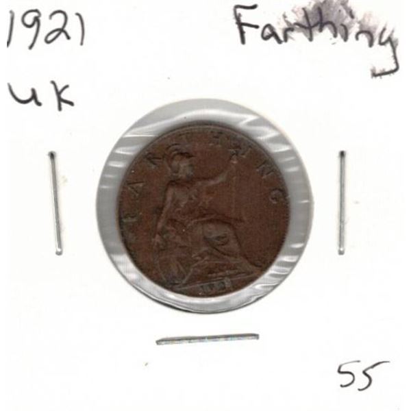1921 UK Farthing