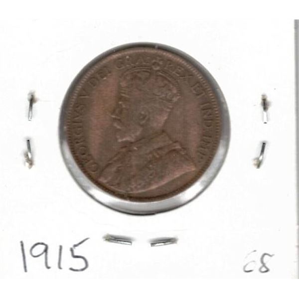 1915 Canadian Large One Cent