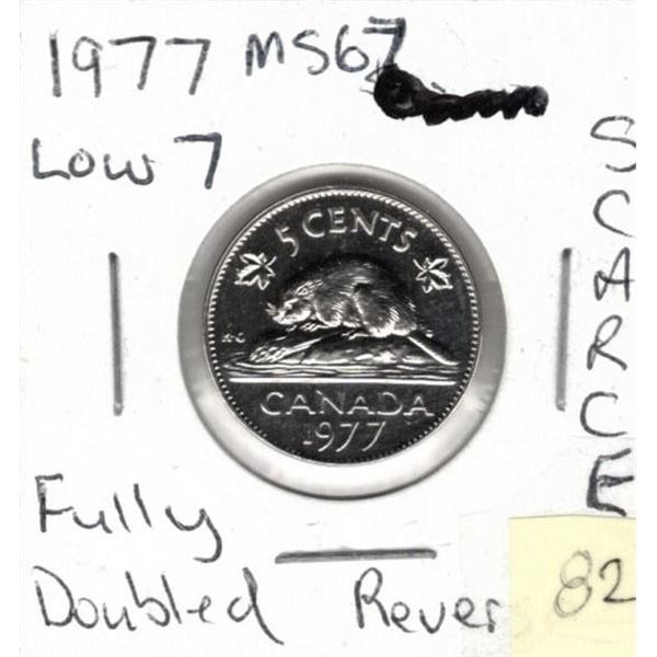 1977 MS67 Low 7, Fully Doubled Reverse
