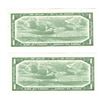 Image 2 : 1954 $1 Bill , TWO CONSECUTIVE Uncirculated
