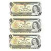 Image 1 : 1973 $1 THREE CONSECUTIVE BAC4043804 - BAC4043806 Uncirculated