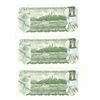 Image 2 : 1973 $1 THREE CONSECUTIVE BAC4043804 - BAC4043806 Uncirculated