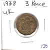Image 1 : 1938 UK 3 Pence