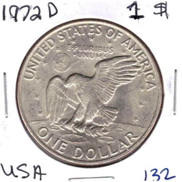 1972 D USA Dollar
