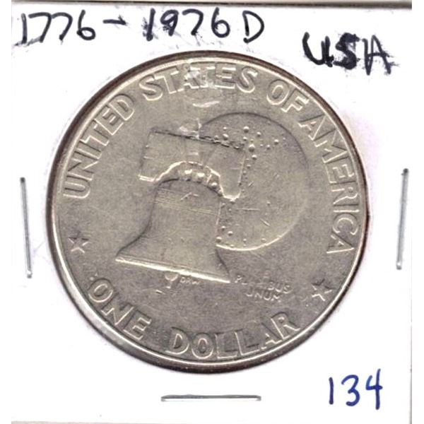 1976 (1776 - 1976 )  D USA Dollar