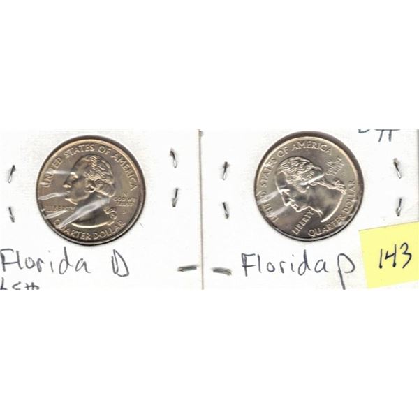 USA 2004 P - 2004 D  State Quarter
