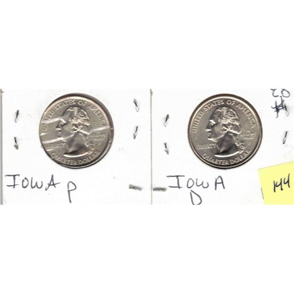 USA 2004 P - 2004 D  State Quarter
