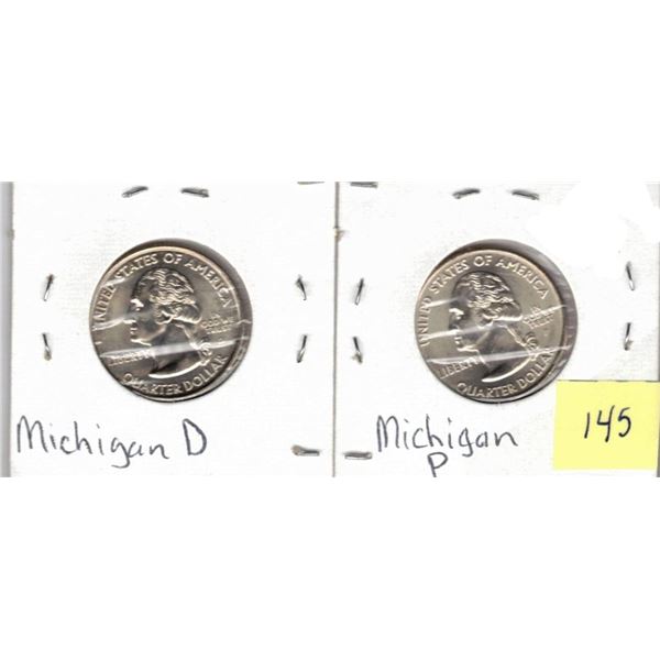 USA 2004 P - 2004 D  State Quarter
