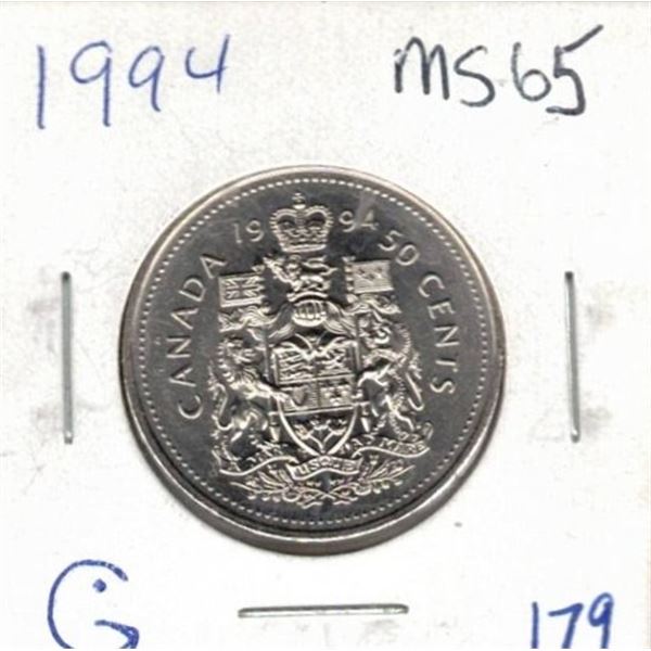 1994 MS65 Dot in the G