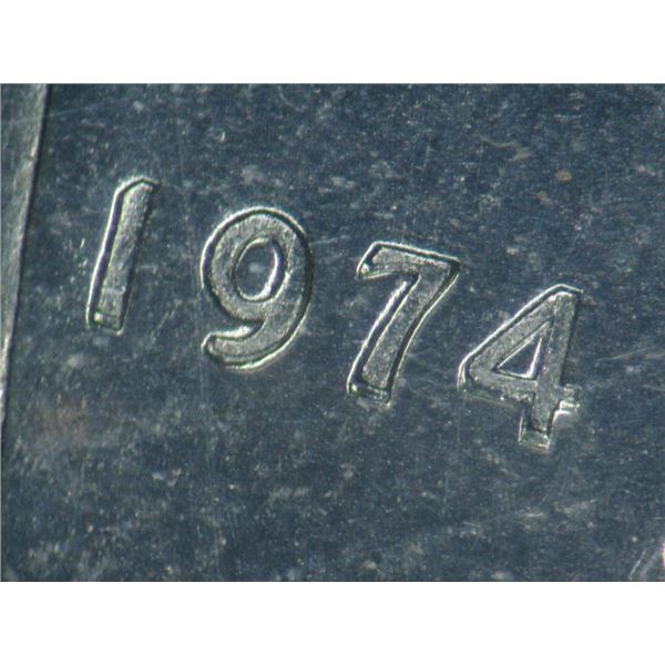 1974 Doubled ten cent Coin set