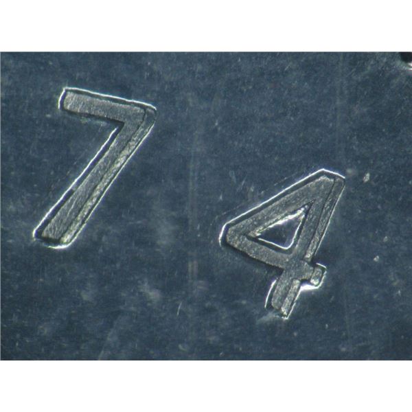 1974 Doubled Date 25 cent Coin set