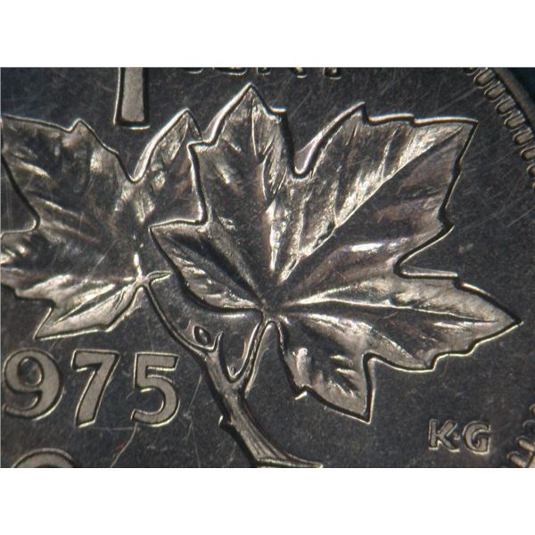 1975 Ghost 1 cent, cameo Dollar with detached jewel Coin set