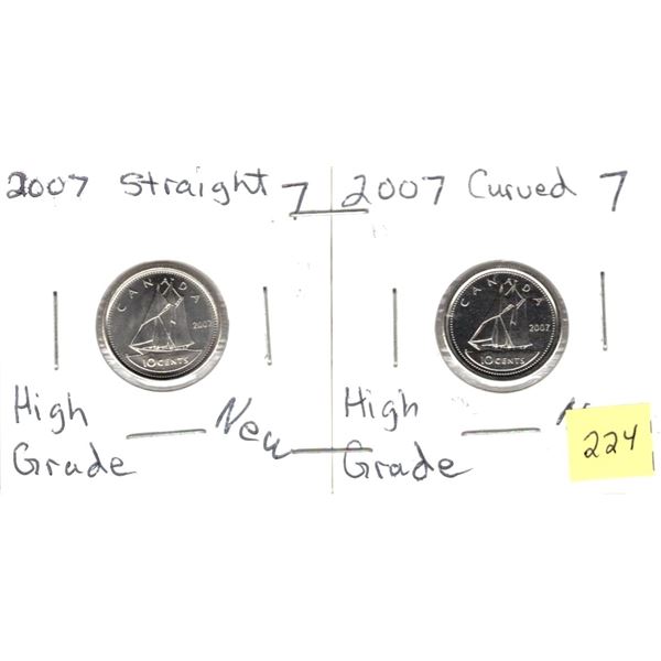2007 Straight 7 and 2007 Curved 7