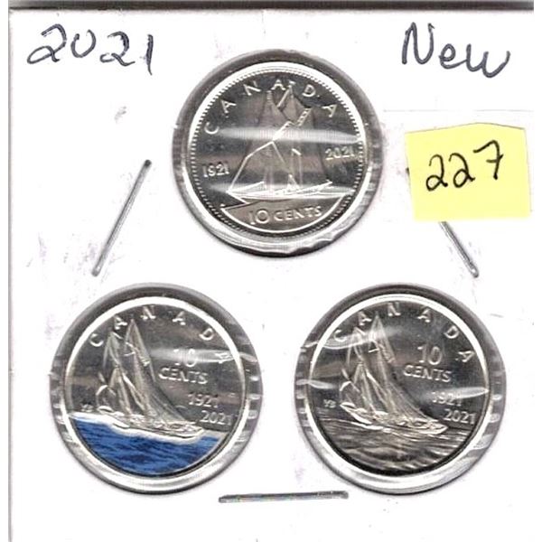 2021 THREE Varieties  New