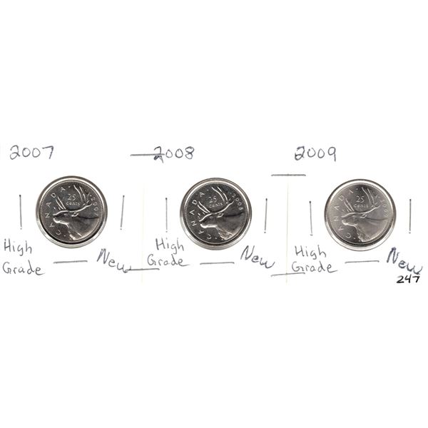 2007, 2008, 2009 New, High Grade