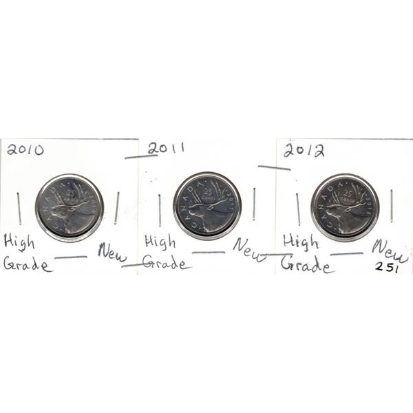 2010, 2011, 2012 High Grade, New
