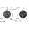 Image 1 : 2011 Bison With Colour and Without Colour, New