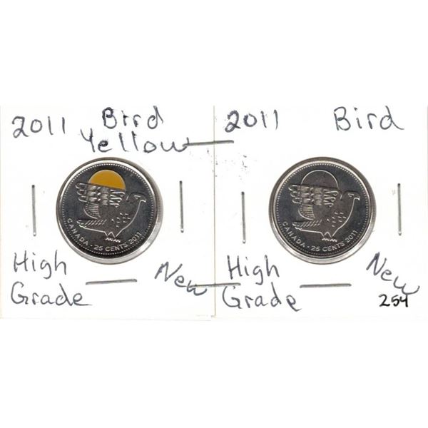 2011 Bird With Colour and Without Colour, New