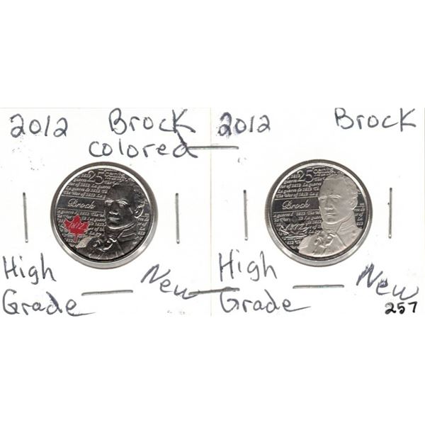 2012 Brock With Colour and Without Colour, New