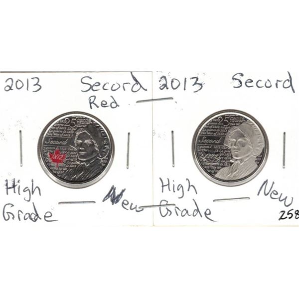 2013 Secord With Colour and Without Colour, New