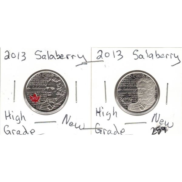 2013 Salaberry With Colour and Without Colour, New