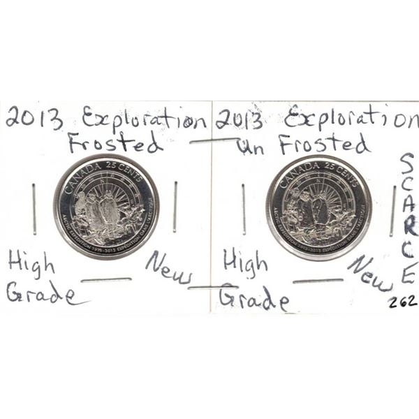 2013 Exploration Frosted and Not Frosted, New