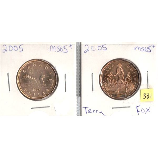 2005 MS65+ Loon and Terry Fox